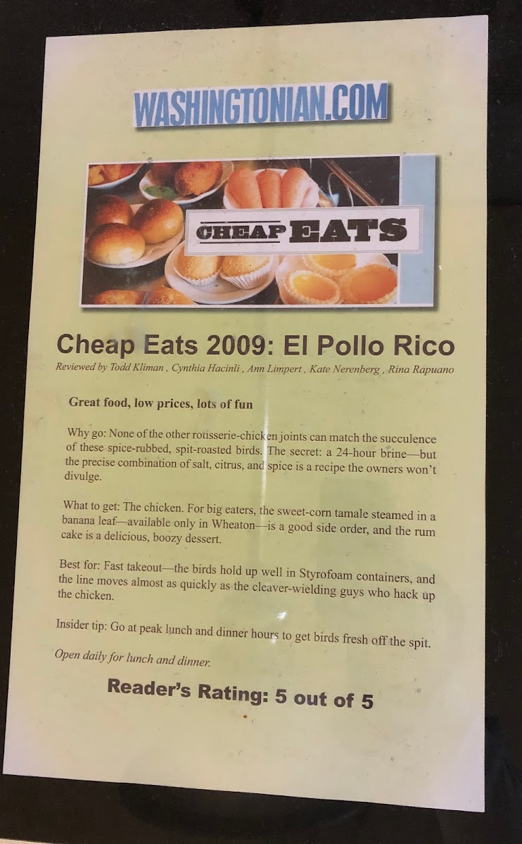 El Pollo Rico Menu - Image 6